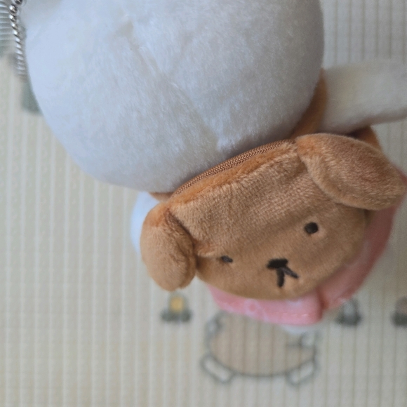 Rare Plush Miffy snuffy Mascot pink sakura backpack kawaii Gift keychain - Picture 5 of 5